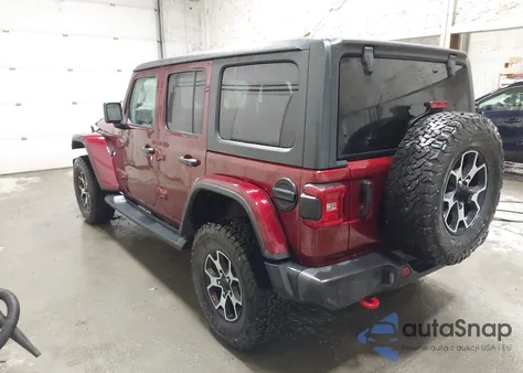 2021 Jeep Wrangler Unlimited Rubicon 4X4 из США, поврежденный, VIN 1C4HJXFG8MW669536